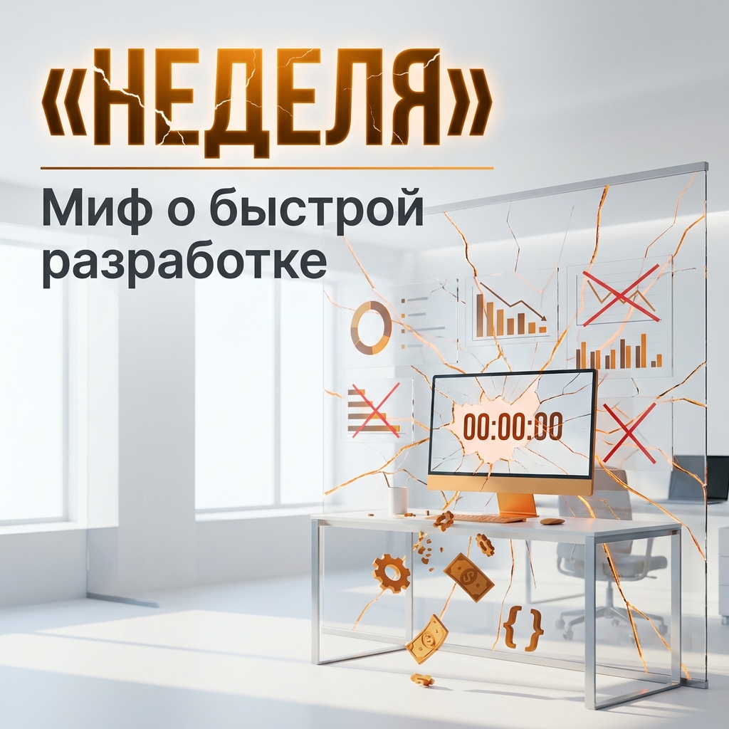 «Сделаем за неделю».