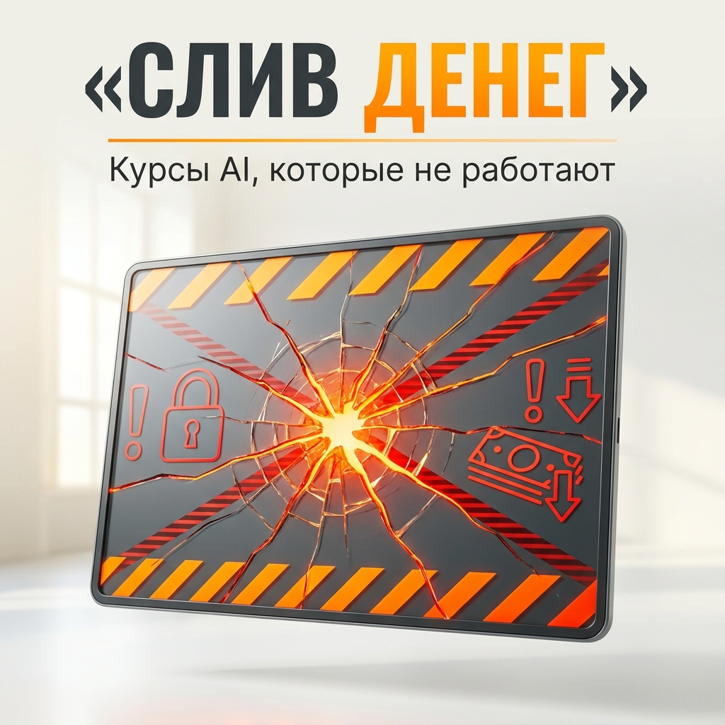 Ты купил курс по нейросетям.
Тебе обещали новую профессию за месяц.