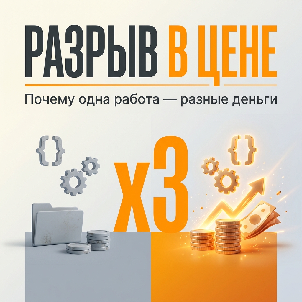 Два разработчика. Одна задача. Один берёт 30 тысяч, другой — 90.